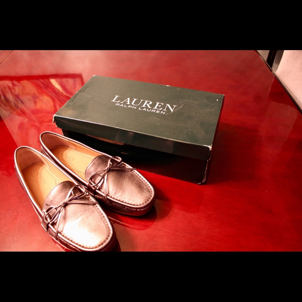 Ralph Lauren Briley Leather Loafer Driving Shoe